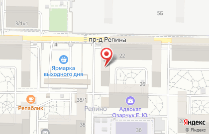 Детский центр Радуга в Краснодаре на карте