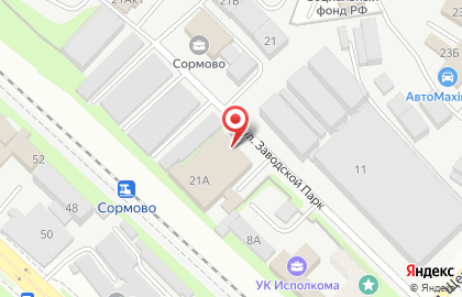 Торгово-производственная фирма Стройгранд в Сормовском районе на карте