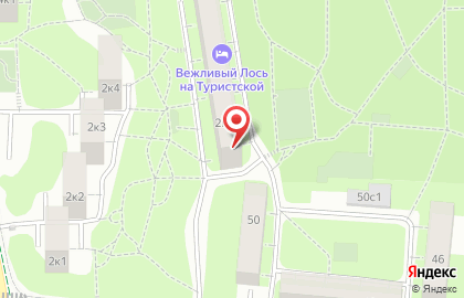 Детский сад Горница-Узорница на Туристской улице на карте