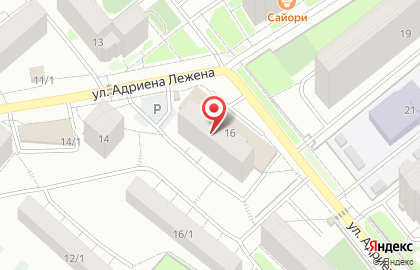 Аптека Здравствуйте на улице Адриена Лежена на карте