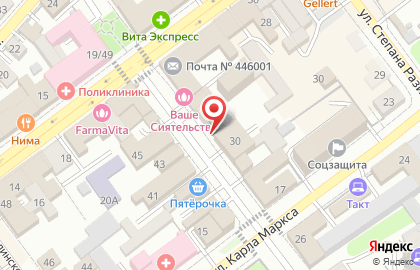Школа-интернат №2 для обучающихся с ограниченными возможностями здоровья в Пролетарском переулке на карте