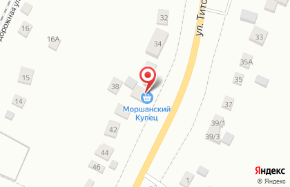 Магазин разливного пива Моршанский купец на улице Титова на карте