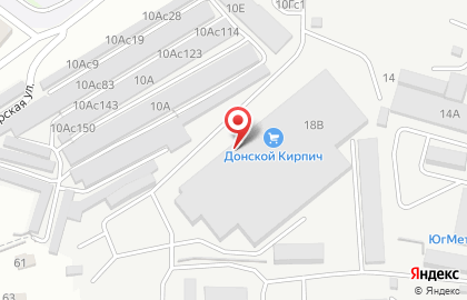 Завод Донской кирпич в Ростове-на-Дону на карте