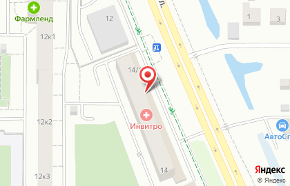 Медицинская компания Инвитро на Западносибирской улице на карте