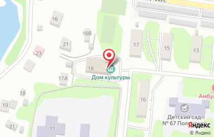 Дом культуры в Калуге на карте