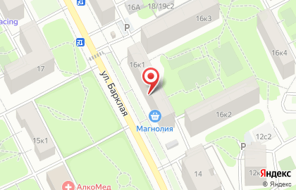 Федеральная сеть магазинов оптики Айкрафт на улице Барклая, 16 к 1 на карте