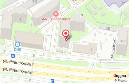 Детский островок в Ленинском районе на карте