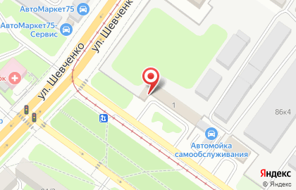Автомойка Аквамарин на улице Попова на карте
