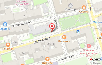 Теплоход Корюшка-паб в Петроградском районе на карте