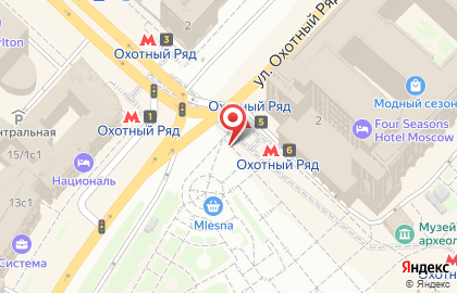 Сервисный центр X-mobile на Манежной улице на карте