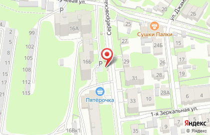 Киоск по продаже фруктов и овощей в Привокзальном районе на карте