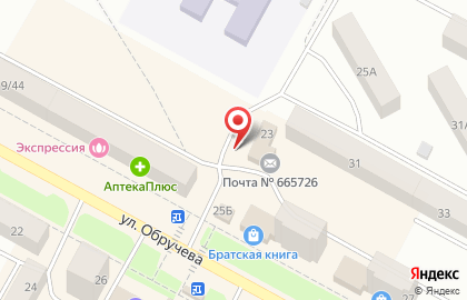 Магазин хлебобулочных изделий в Центральном районе на карте
