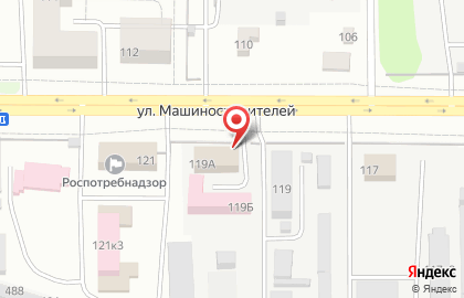 Салон дверей Ланкорд на улице Машиностроителей на карте