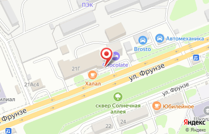 Кафе Эдельвейс во Владивостоке на карте