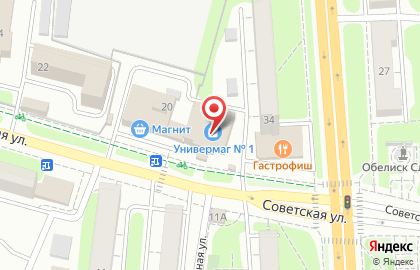 Оптика ОКО на Советской улице на карте