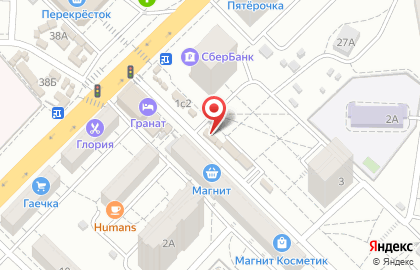 Магазин хлебобулочных изделий Пекарь в Тракторозаводском районе на карте
