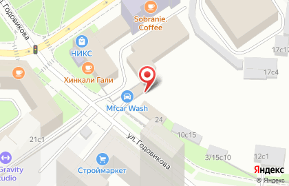 Московский страховой партнер на улице Годовикова на карте