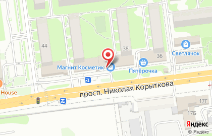 Интернет-магазин автотоваров 4tochki на проспекте Николая Корыткова на карте