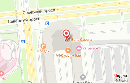 Ресторан Bona Capona в Выборгском районе на карте