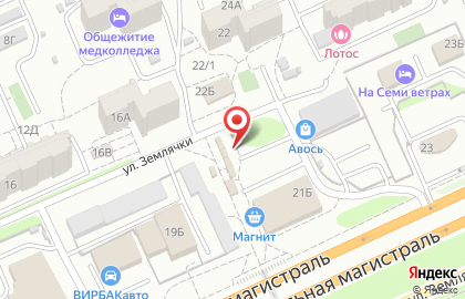 Магазин овощей и фруктов в Дзержинском районе на карте