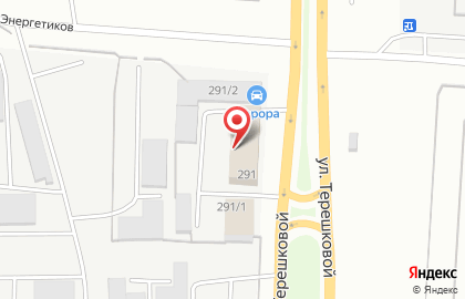 Оренбург на улице Терешковой на карте