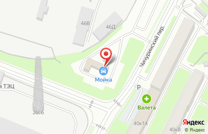 Автокомплекс iМойка в Калининском районе на карте