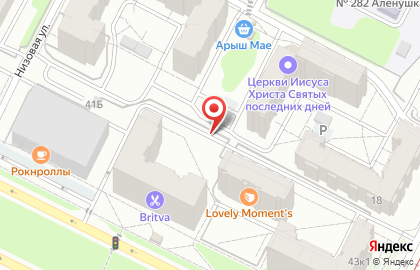 Автостоянка на ул. Блюхера, 2/2 на карте