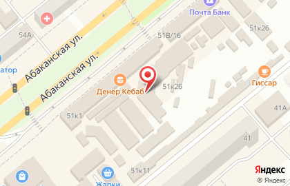 ЗАО Минусинская кондитерская фабрика на Абаканской улице на карте