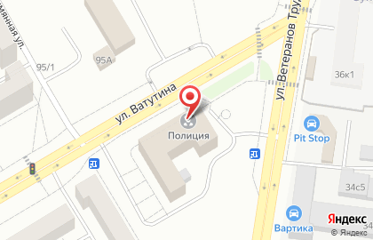 Управление МВД РФ по г. Тюмени на карте