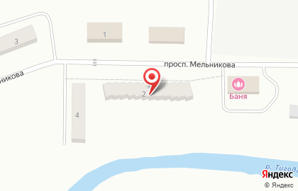 Фельдшерско-акушерский Пункт на проспекте Мельникова на карте