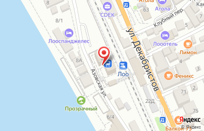 Банкомат ВТБ на Азовской улице на карте