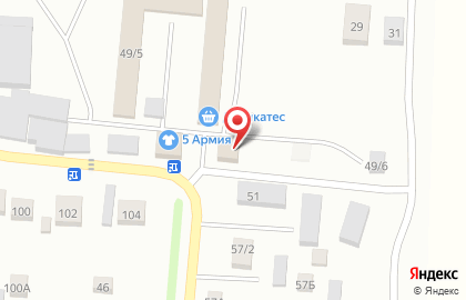 Молодежное на Солнечной улице на карте