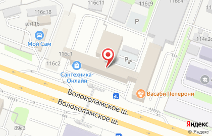 Сруб Клуб на Волоколамском шоссе на карте