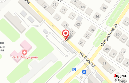 Автостоянка в Оренбурге на карте