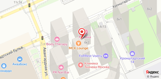 Студия маникюра PR NAIL BAR на Кронштадтском бульваре на карте