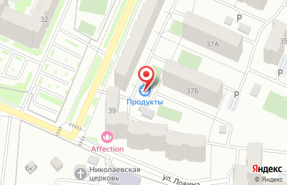 Продуктовый магазин в Челябинске на карте
