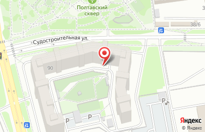 Банкомат АКБ Союз, Красноярский филиал на Судостроительной улице на карте