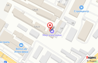 Магазин Мир Электрики в Ярославле на карте