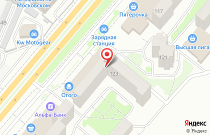 ОГОГО на Московском проспекте на карте