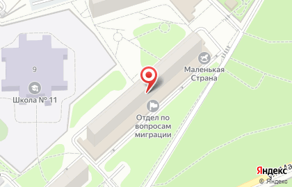 Частный детский сад Маленькая Страна на улице Ленина в Красногорске на карте