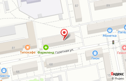 Антикварный магазин Гавань Вековъ на Газетной улице на карте