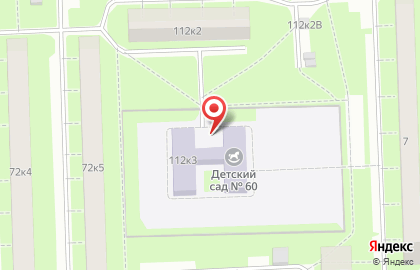 Детский сад №60, Кировский район на карте