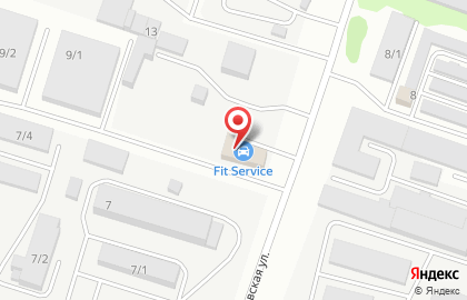 Автосервис FIT SERVICE на Варшавской улице на карте