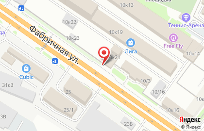 Транспортная компания Энергия на Фабричной улице на карте