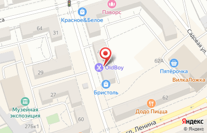 Барбершоп OldBoy на улице Октябрьской Революции на карте