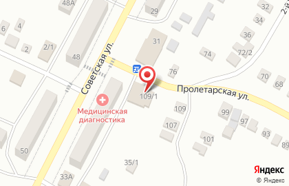 Супермаркет DNS на Пролетарской улице на карте
