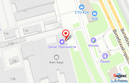 Транспортная компания Экспресс СПб на Витебском проспекте на карте