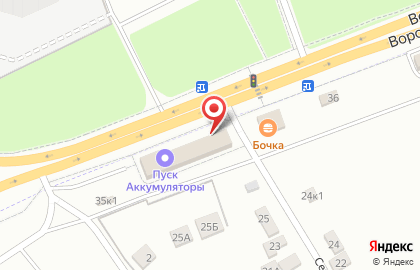 Торговая компания Кровля Л на Воронежской улице на карте