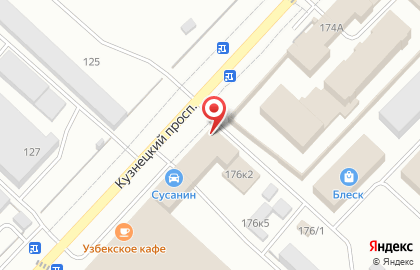 Мотоцентр Сусанин на Кузнецком проспекте на карте