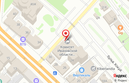 Центр занятости населения г. Иваново на Крутицкой улице на карте